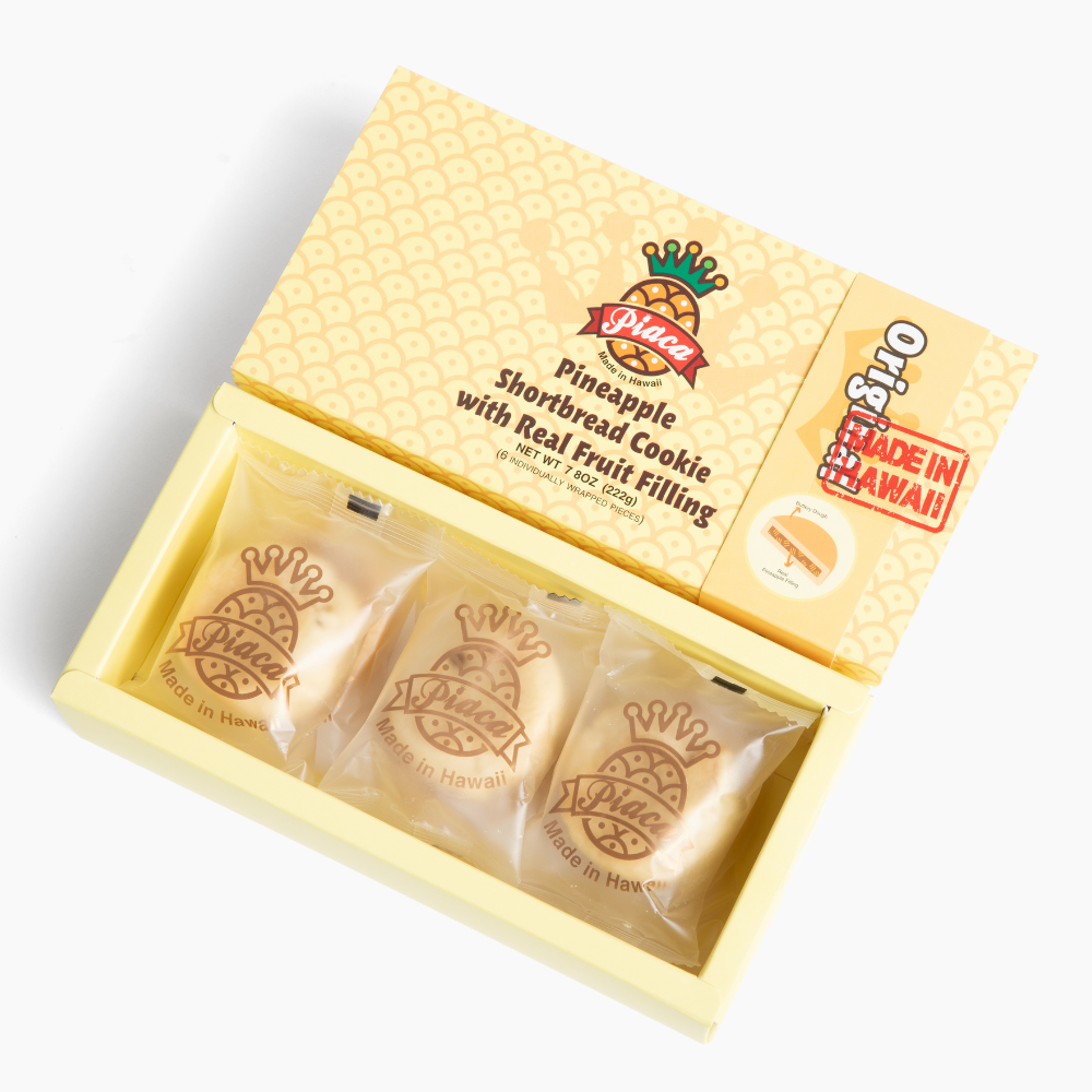 Pineapple Shortbread Cookie Giftbox